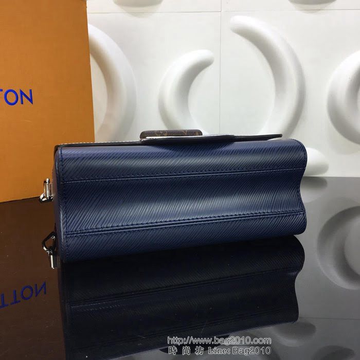 路易威登LV 頂級原單 官網特別款 刺繡Epi皮革 Monogram 帆布貼飾 Twist中號手袋 手提肩背斜挎包 M52514  YDH2356